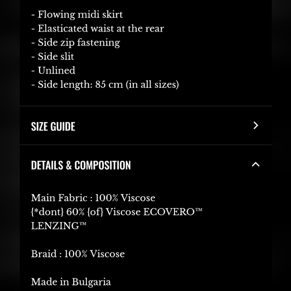 Sezane Tammy Red and White Midi Skirt - Picture 5 of 5